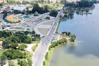Khu vực Công viên Yersin là một trong những địa điểm nghiên cứu xây dựng bãi đậu xe ngầm tại Đà Lạt.