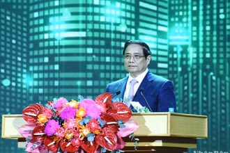 Thủ tướng Phạm Minh Chính phát biểu ý kiến tại hội nghị