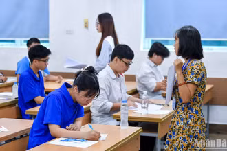Tại Kỳ thi tốt nghiệp THPT năm 2024 (Ảnh: THÀNH ĐẠT)