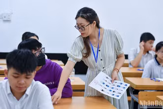 Tại Kỳ thi tốt nghiệp THPT năm 2024. (Ảnh: THÀNH ĐẠT)