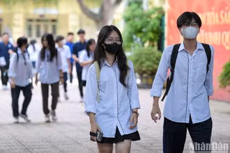 Thí sinh tại Kỳ thi tốt nghiệp THPT năm 2024. (Ảnh: THẾ ĐẠI)
