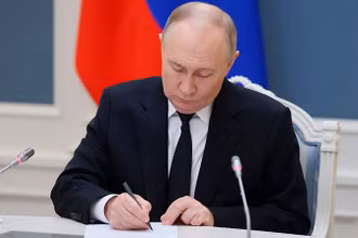 Tổng thống Nga Vladimir Putin. (Ảnh: RIA Novosti)