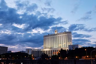 Tòa nhà Chính phủ Nga. (Ảnh: RIA Novosti)