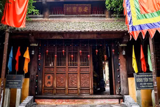 Nét đẹp cổ kính của đình Yên Thái, Hà Nội được công nhận là Di tích lịch sử văn hóa cấp quốc gia năm 1995.