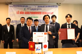 Quang cảnh Lễ bàn giao.