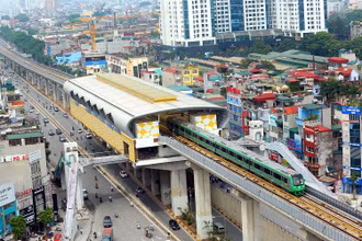 Đường sắt trên cao Cát Linh - Hà Đông đang từng bước phát huy hiệu quả.