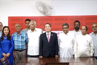 Phó Chủ tịch Quốc hội Nguyễn Đức Hải tiếp lãnh đạo Đảng Cộng sản Sri Lanka và Hội Đoàn kết Sri Lanka-Việt Nam