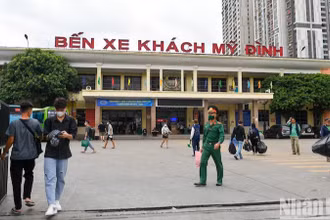 Hà Nội yêu cầu tăng cường quản lý vận tải hành khách từ các bến xe. (Ảnh: THÀNH ĐẠT)