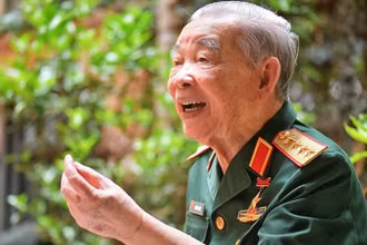 Đại tướng Nguyễn Quyết. (Ảnh: NGUYÊN ANH)