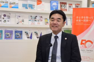 Ông Sugano Yuichi, Trưởng Đại diện Cơ quan Hợp tác quốc tế Nhật Bản (JICA) tại Việt Nam. (Ảnh: TTXVN)