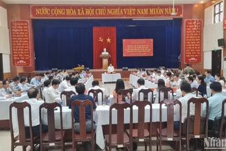 Phó Bí thư thường trực Thành ủy, Chủ tịch HĐND thành phố Đà Nẵng Lương Nguyễn Minh Triết nhấn mạnh cần đẩy mạnh thực hiện các Nghị quyết của HĐND thành phố về phát triển kinh tế-xã hội huyện Hòa Vang. 