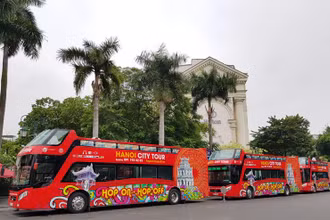 Hà Nội sẽ phục vụ miễn phí xe buýt hai tầng cho du khách từ ngày 29/4 đến hết ngày 3/5/2023.