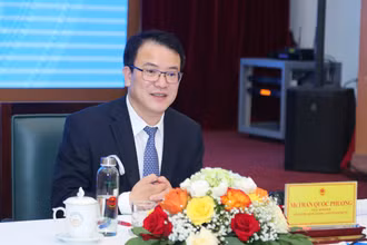 Thứ trưởng Kế hoạch và Đầu tư Trần Quốc Phương phát biểu tại hội thảo.