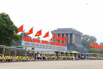Lực lượng chức năng sẽ tổ chức lại giao thông các tuyến đường chung quanh khu vực Lăng Bác.