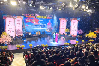 Toàn cảnh Chương trình nghệ thuật đặc biệt “Xuân Trường Sa” lần thứ 12 - năm 2024.