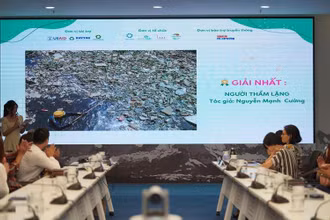 Giải Nhất thuộc về tác phẩm ‘Người thầm lặng’ của tác giả Nguyễn Mạnh Cường. (Ảnh: GreenHub)