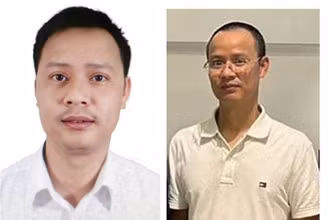 Đối tượng Đỗ Văn Sơn tại thời điểm bị khởi tố (trái) và khi đầu thú tại Cơ quan Cảnh sát điều tra Bộ Công an (phải).
