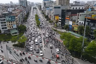 Hà Nội sẽ ưu tiên đầu tư đường Vành đai 2 đoạn Ngã Tư Sở-Cầu Giấy để giảm ùn tắc.