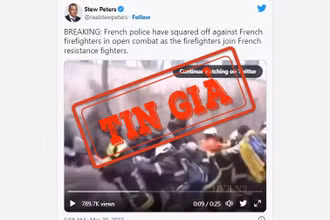 Một chủ tài khoản Twitter chia sẻ đoạn video, thu hút gần 800 nghìn lượt xem. (Ảnh chụp màn hình)