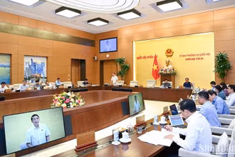 Quang cảnh phiên thảo luận. (Ảnh: DUY LINH)