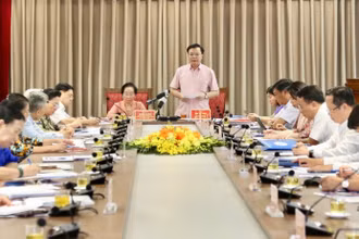 Quang cảnh hội nghị sáng 11/7.