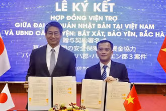 Ký kết hợp đồng viện trợ giữa Đại sứ quán Nhật Bản tại Việt Nam và UBND các huyện: Bát Xát, Bảo Yên, Bắc Hà (tỉnh Lào Cai).