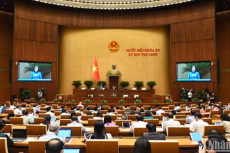Kỳ họp thứ 9, Quốc hội khóa XV. (Ảnh: BÙI GIANG)