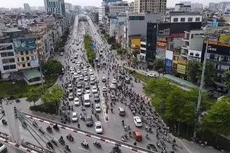 Hà Nội thí điểm tổ chức giao thông nút giao Ngã Tư Sở