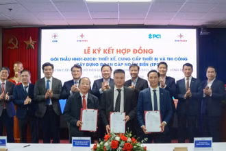 Quang cảnh lễ ký kết (Ảnh: EVN). 