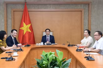 Phó Thủ tướng Chính phủ, Bộ trưởng Ngoại giao Bùi Thanh Sơn điện đàm với Phó Chủ tịch Ủy ban châu Âu (EC), Đại diện cấp cao EU về Chính sách đối ngoại và an ninh Kaja Kallas. (Ảnh: Cổng thông tin điện tử Chính phủ) 