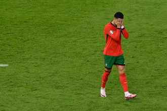 Ronaldo có một kỳ EURO thực sự đáng quên. (Ảnh: Reuters) 