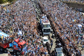 [Ảnh] Argentina: Hàng triệu người hâm mộ chào đón những người hùng vô địch World Cup