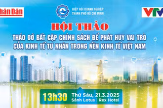 Hội thảo Tháo gỡ bất cập chính sách để phát huy vai trò của kinh tế tư nhân trong nền kinh tế Việt Nam