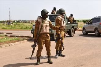Binh sĩ Burkina Faso tuần tra tại Ouagadougou. (Nguồn: AFP)