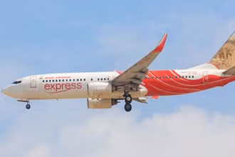 Một máy bay của hãng hàng không Air India Express . (Ảnh minh họa: Skytraxratings)