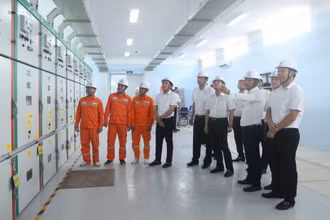Công trình chào mừng Đại hội Đảng bộ Tổng công ty Điện lực miền bắc. 