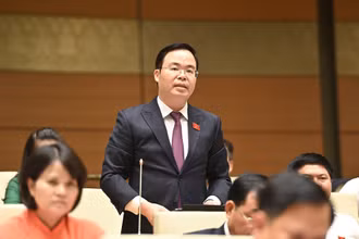 Đại biểu Trần Văn Khải (Hà Nam) - Ủy viên Thường trực Ủy ban Khoa học, Công nghệ và Môi trường của Quốc hội. (Ảnh: ĐĂNG KHOA)