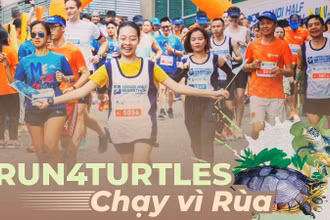 Giải chạy Hanoi Half Marathon lần thứ 8 sẽ được tổ chức với chủ đề “#Run4Turtles - Chạy vì Rùa” nhằm lan tỏa thông điệp bảo vệ rùa tới cộng đồng. (Ảnh: BTC)