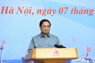 [Ảnh] Thủ tướng chủ trì hội nghị thúc đẩy các giải pháp chống khai thác hải sản trái phép