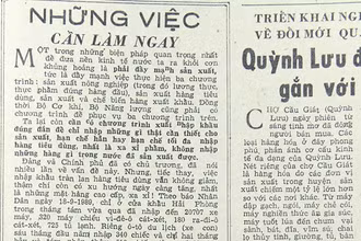 Những việc cần làm ngay (Bài 27)