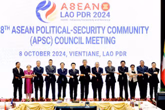 Các Bộ trưởng tại Hội nghị Hội đồng Cộng đồng Chính trị-An ninh ASEAN.