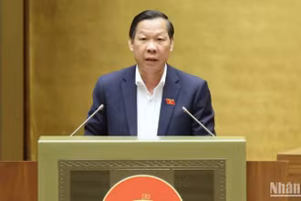 Chủ nhiệm Ủy ban Kinh tế và Tài chính của Quốc hội Phan Văn Mãi. (Ảnh: DUY LINH) 