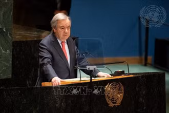 Tổng Thư ký Liên hợp quốc Antonio Guterres. (Ảnh: TTXVN)