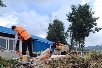 Hàn Quốc tuyên bố "Khu vực thảm họa đặc biệt" với những địa phương đủ điều kiện, nhằm triển khai hỗ trợ khắc phục thiệt hại nhanh chóng. (Ảnh: Yonhap)