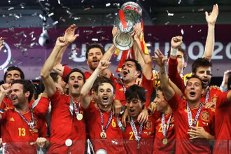 Tây Ban Nha lên ngôi vương EURO năm 2012. (Ảnh: EURO 2024)