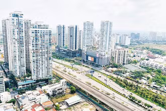 Một góc đô thị thành phố Thủ Ðức, Thành phố Hồ Chí Minh. (Ảnh: VŨ NGUYÊN)