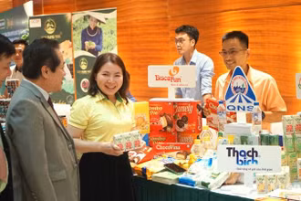 Nhiều sản phẩm của Việt Nam đạt tiêu chuẩn Halal trưng bày bên lề hội nghị chuyên đề về Halal. (Ảnh minh họa: TRUNG HƯNG) 