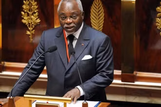 Cựu Chủ tịch Quốc hội Gabon Guy Nzouna-Ndama. (Ảnh: AFP)