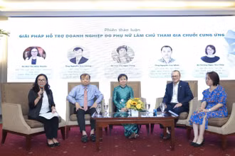 Các đại biểu tham gia phiên thảo luận tại hội thảo. (Ảnh: UN Women) 