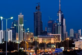 Một góc thủ đô Kuwait City. (Ảnh: Reuters)